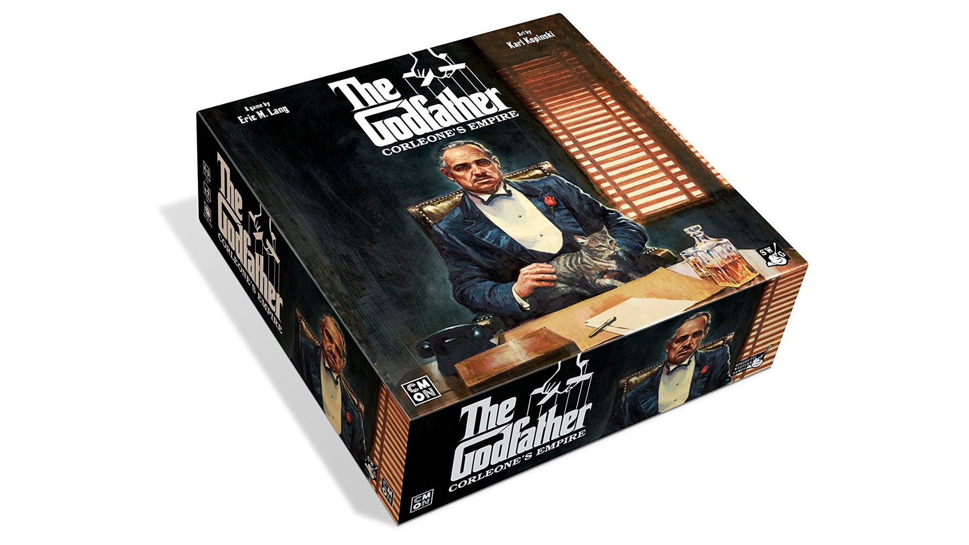 The Godfather: Corleone's Empire movie board game box